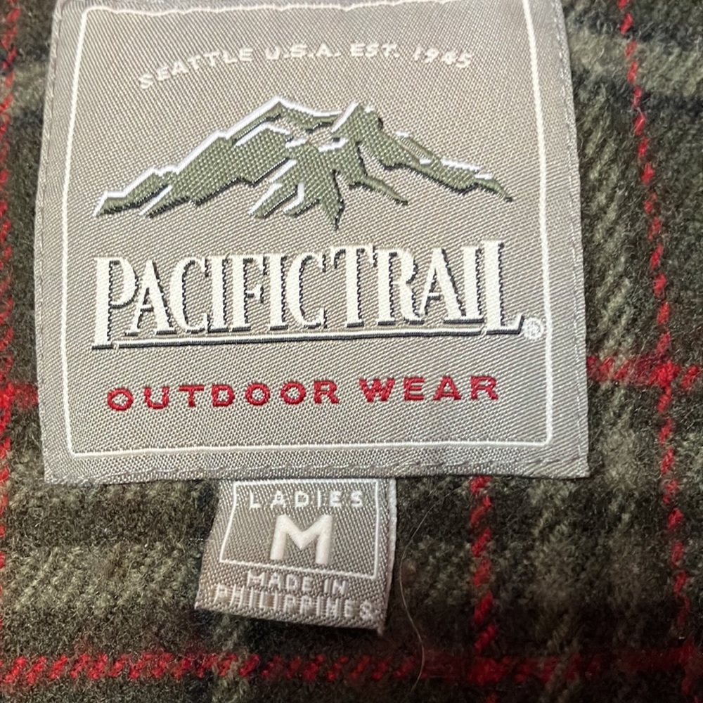 Pacific Trail Coat Chores Work Red Size Medium M Drawstring Women’s - Picture 10 of 14